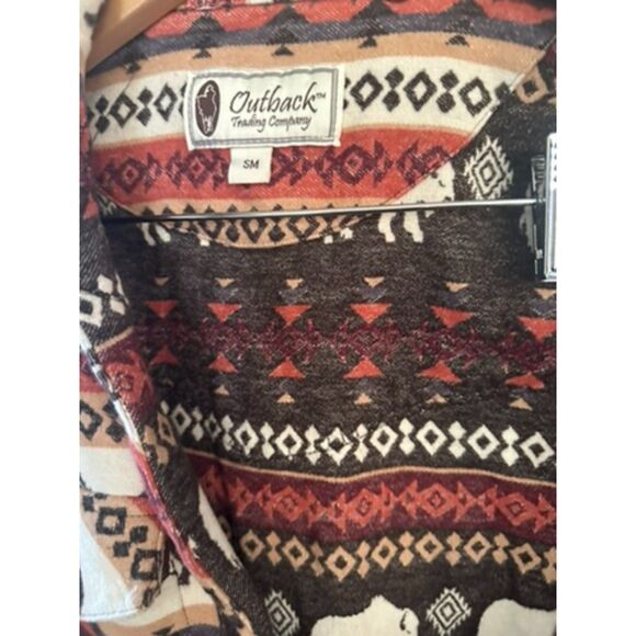 Outback Women's Lorelei Performance Western Buffalo Shirt Size SM - Picture 10 of 13